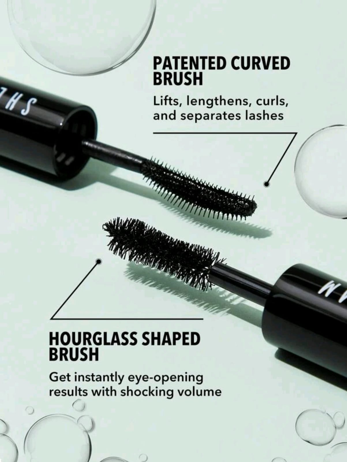SHEGLAM All-In-One Volume & Length Mascara 2 In 1 Double Head Brush