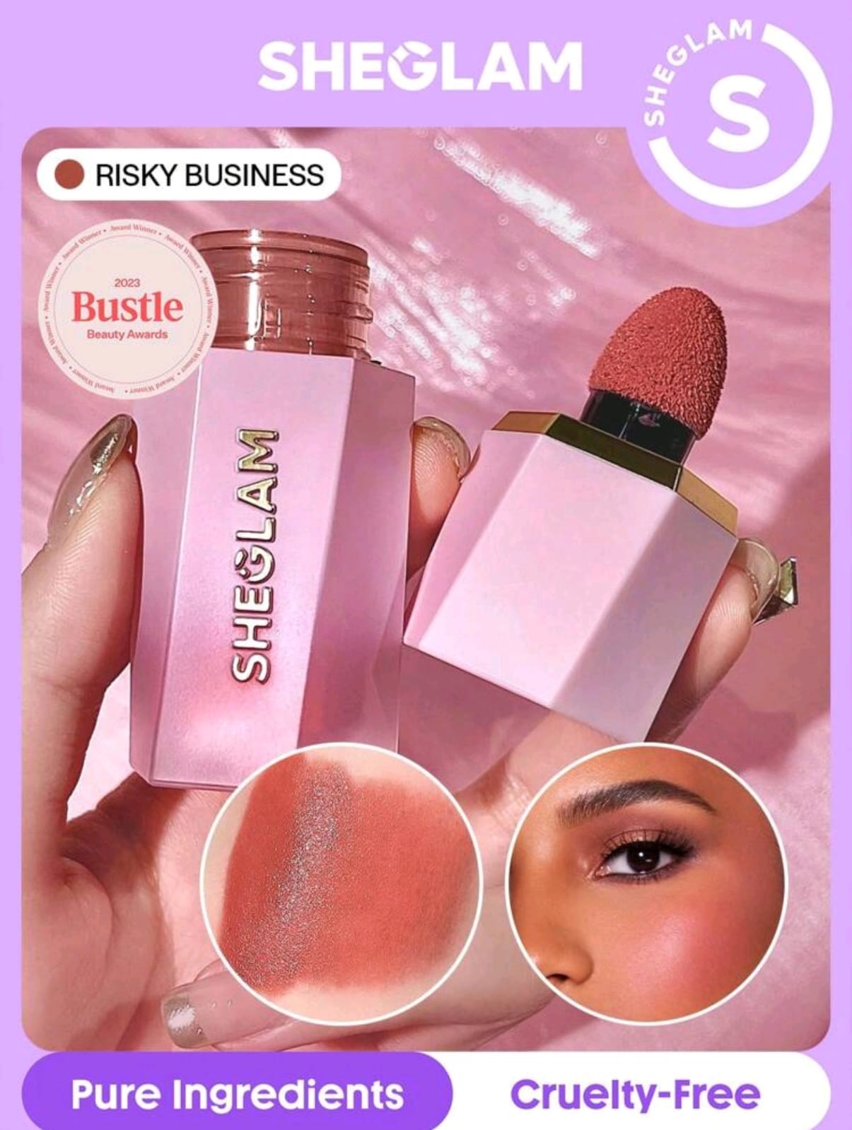 SHEGLAM Color Bloom Liquid Blush Matte Finish