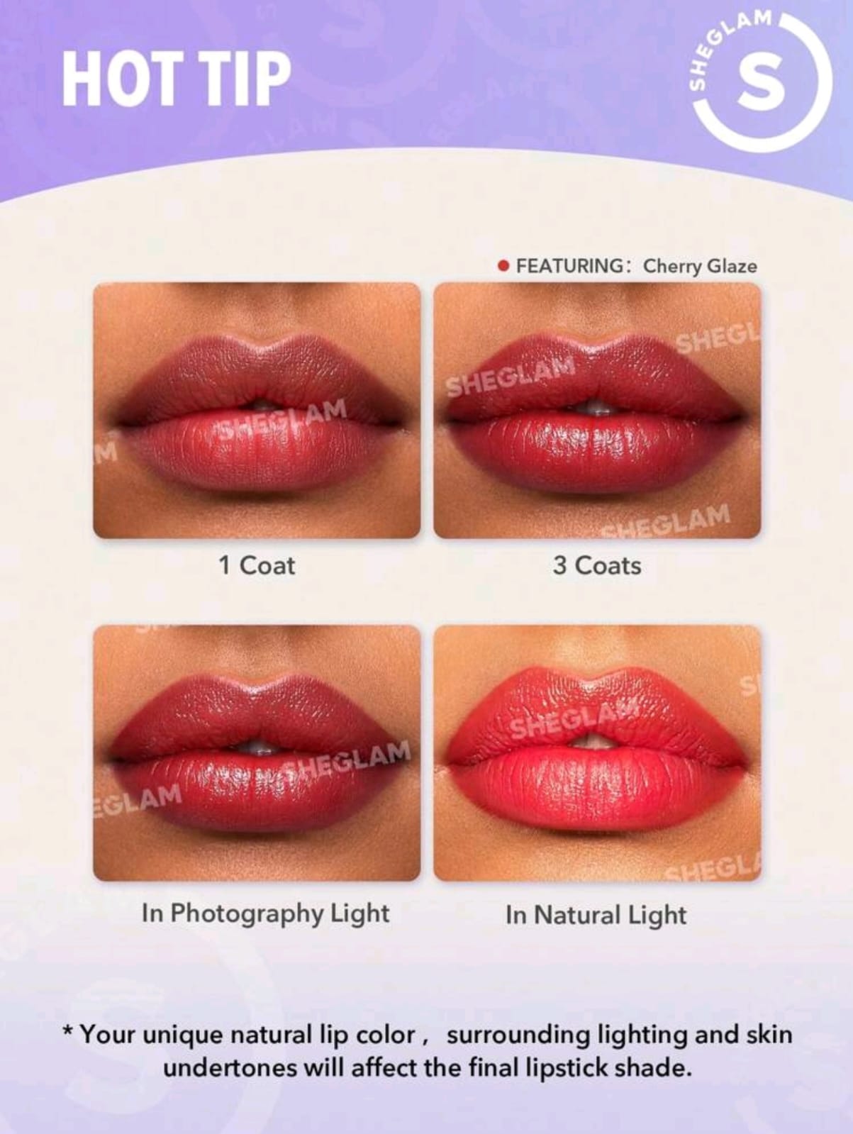 SHEGLAM Glam 101 Sheer Tinted Lipstick & Liner Duo