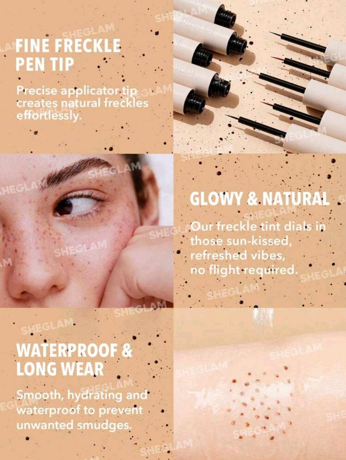 SHEGLAM Freck Please Freckle Tint-Tan