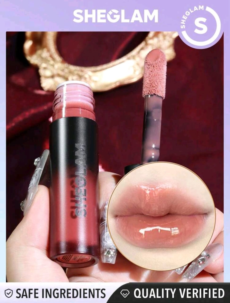 SHEGLAM Ember Rose Immortal Love Nourishing Lip Gloss
