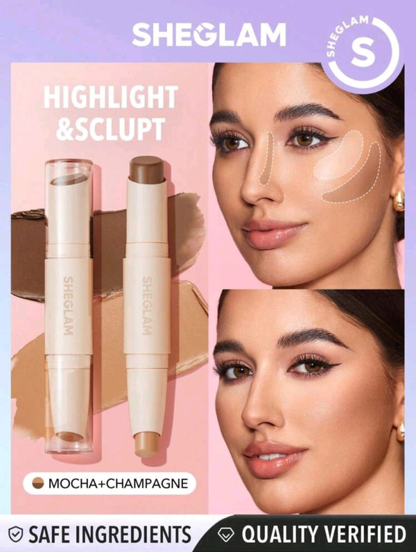 SHEGLAM Color & Sculpt Stick 2 In 1 Contour Dual