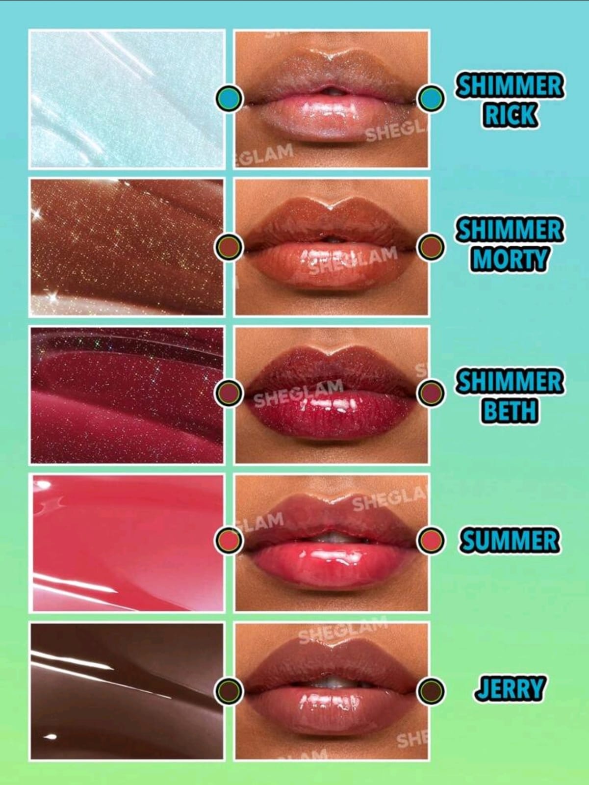 Rick and Morty X SHEGLAM Family Counseling Lip Gloss
