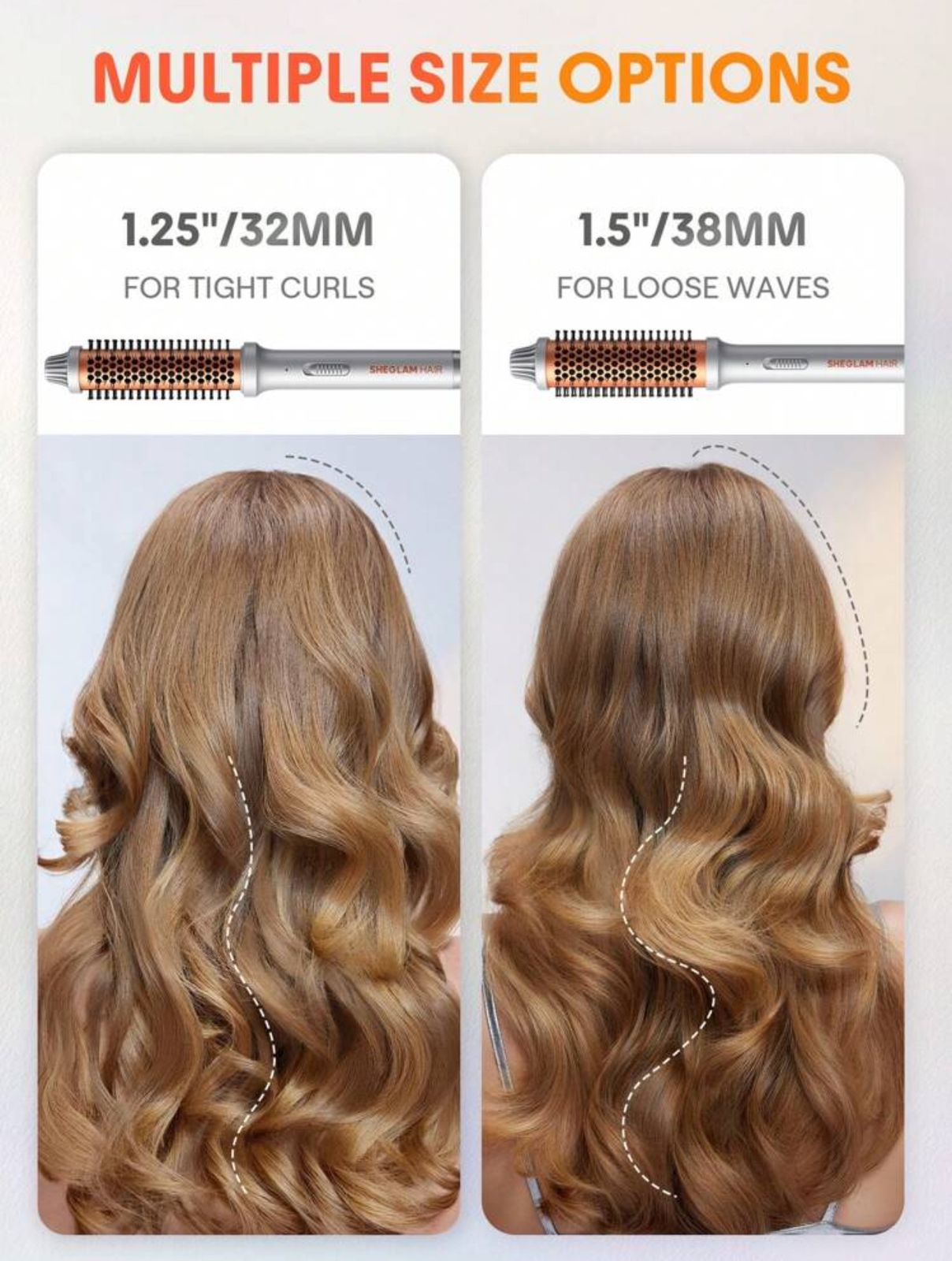 SHEGLAM HAIR It-Curl Thermal Blowout Brush,32mm Thermal Brush