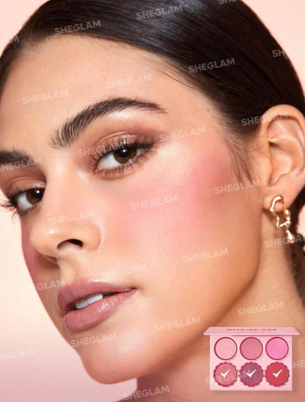 SHEGLAM Floral Flush Blush Palette-Blushing Bouquet 6-Color