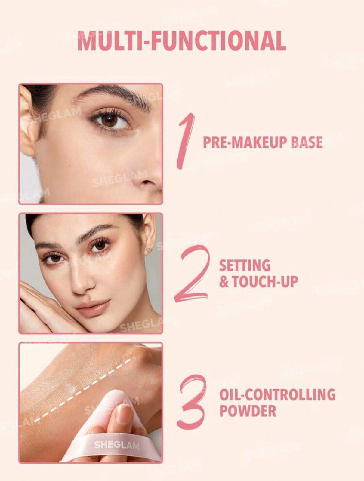 SHEGLAM Hydro-Touch Refreshing Setting Powder Water