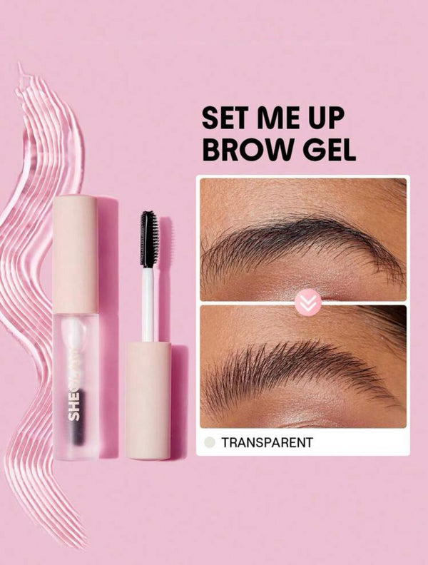 SHEGLAM Set Me Up Brow Gel Long Lasting Waterproof Clear Eyebrow Gel