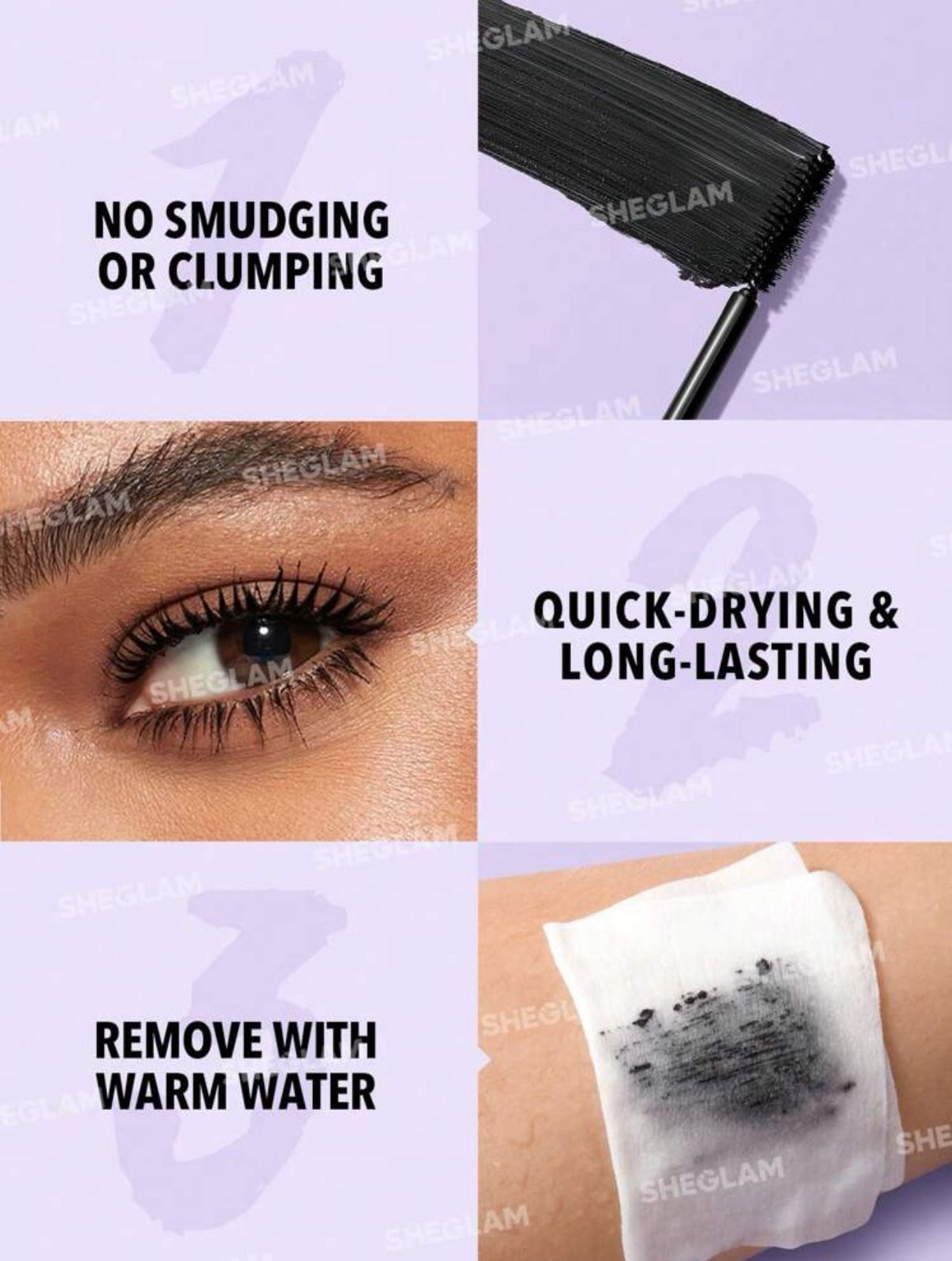 SHEGLAM Lash Besties 2-In-1 Mascara Volumizing Double Head