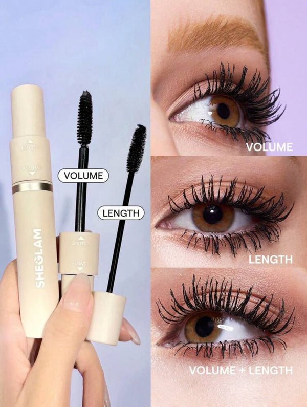 SHEGLAM Lash Besties 2-In-1 Mascara Volumizing Double Head