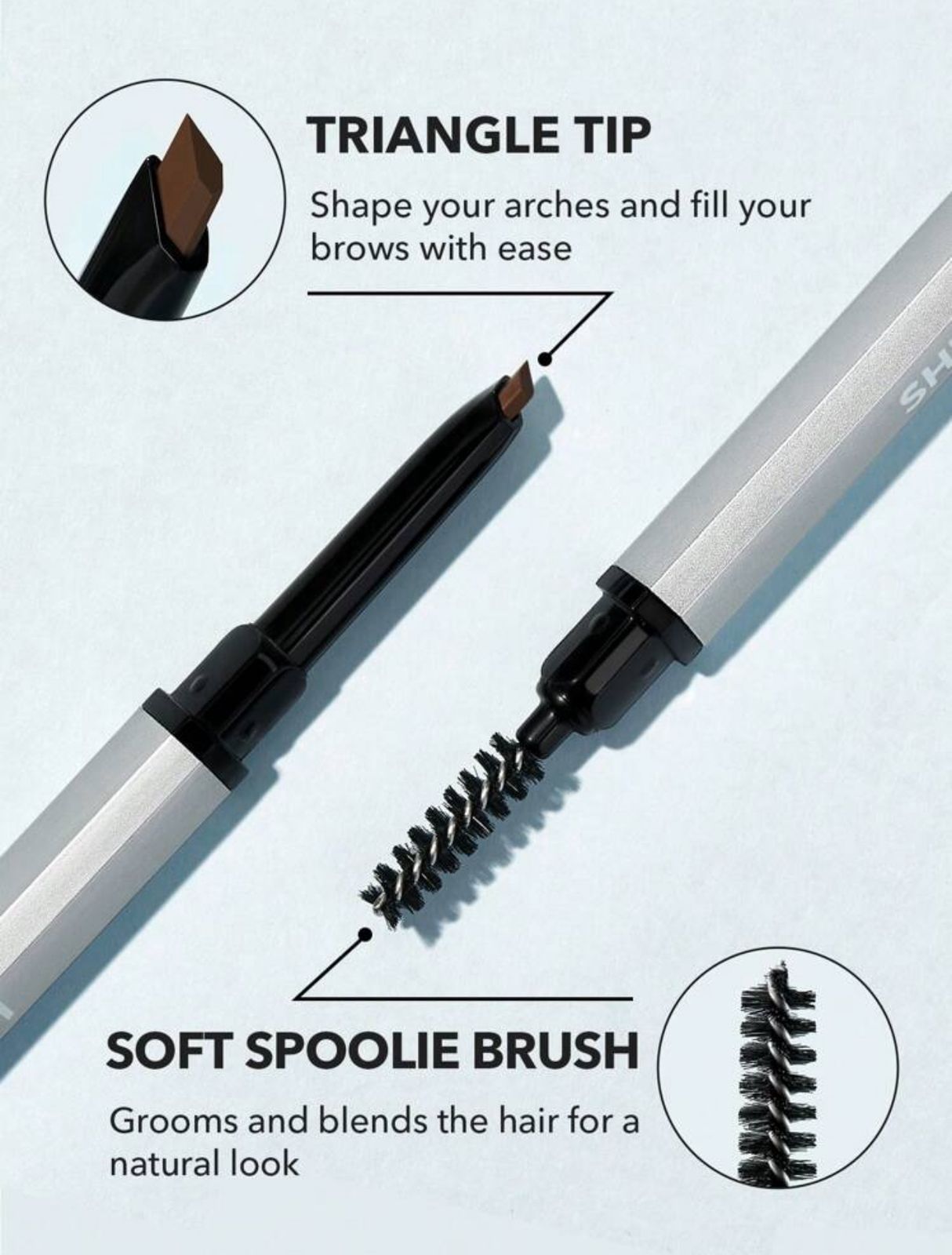 SHEGLAM Dual-Ended Fine Eyebrow Pencil