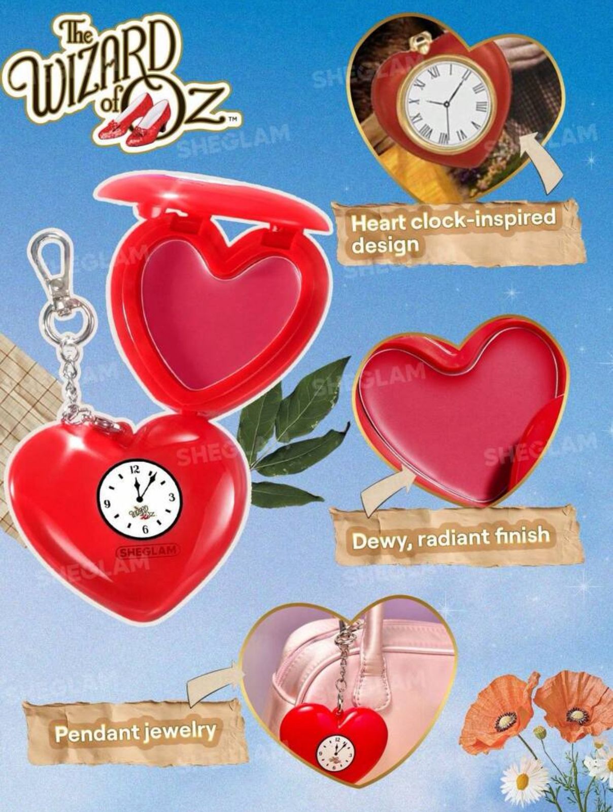 The Wizard of OZ™ | SHEGLAM Heart Clock Dewy Blush