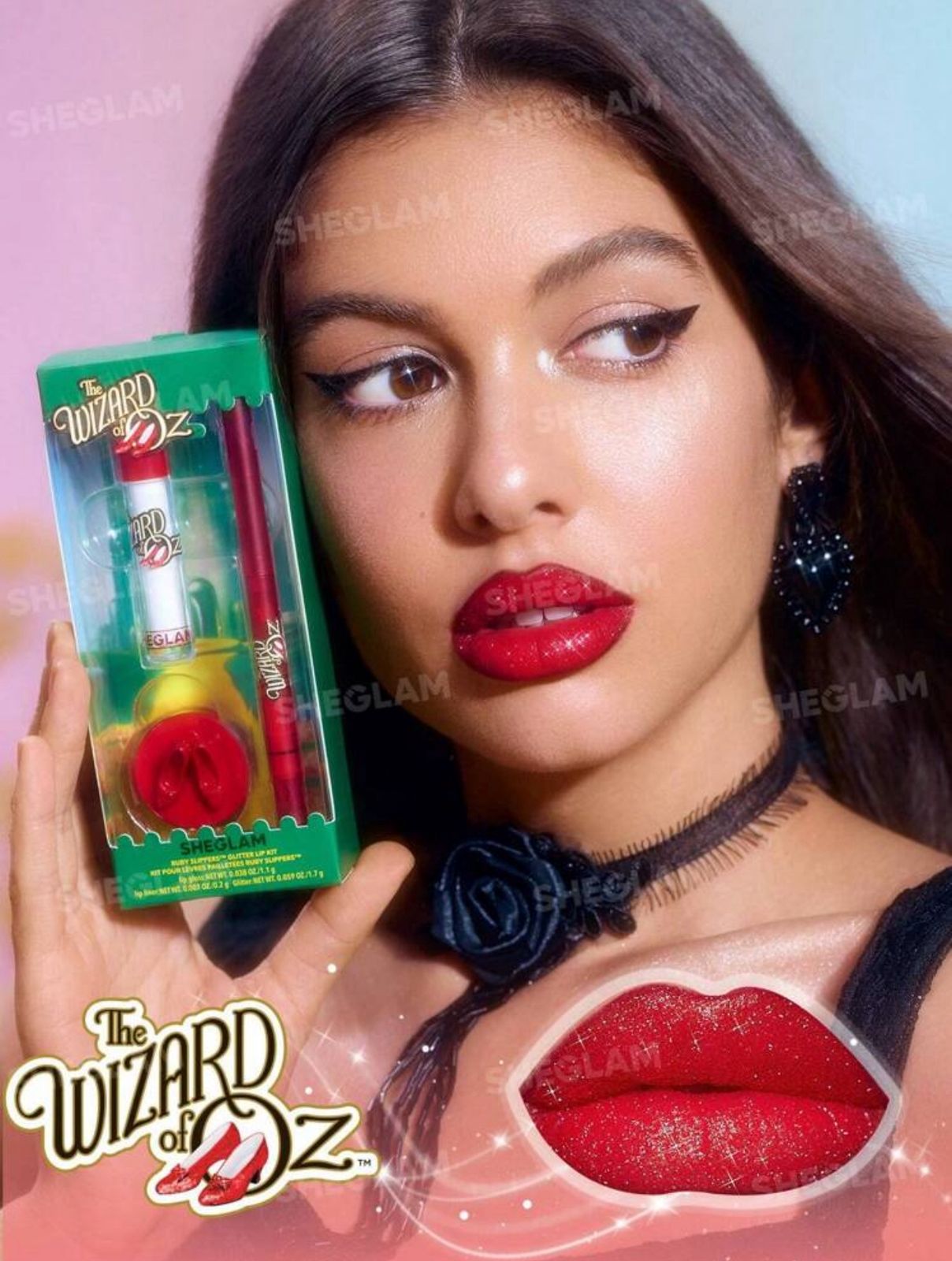 The Wizard of OZ™ | SHEGLAM Ruby Slippers™ Glitter Lip Kit