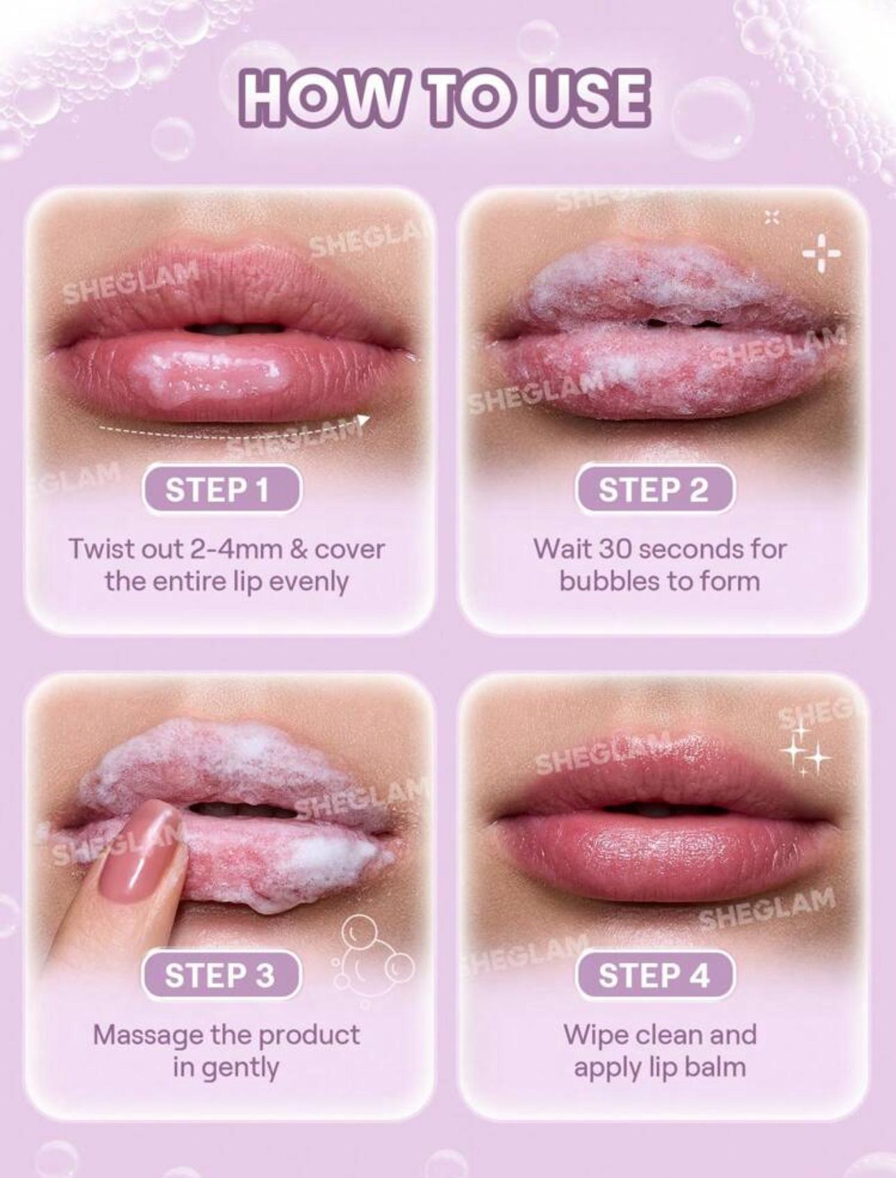 SHEGLAM Bubble Buff Lip Scrub
