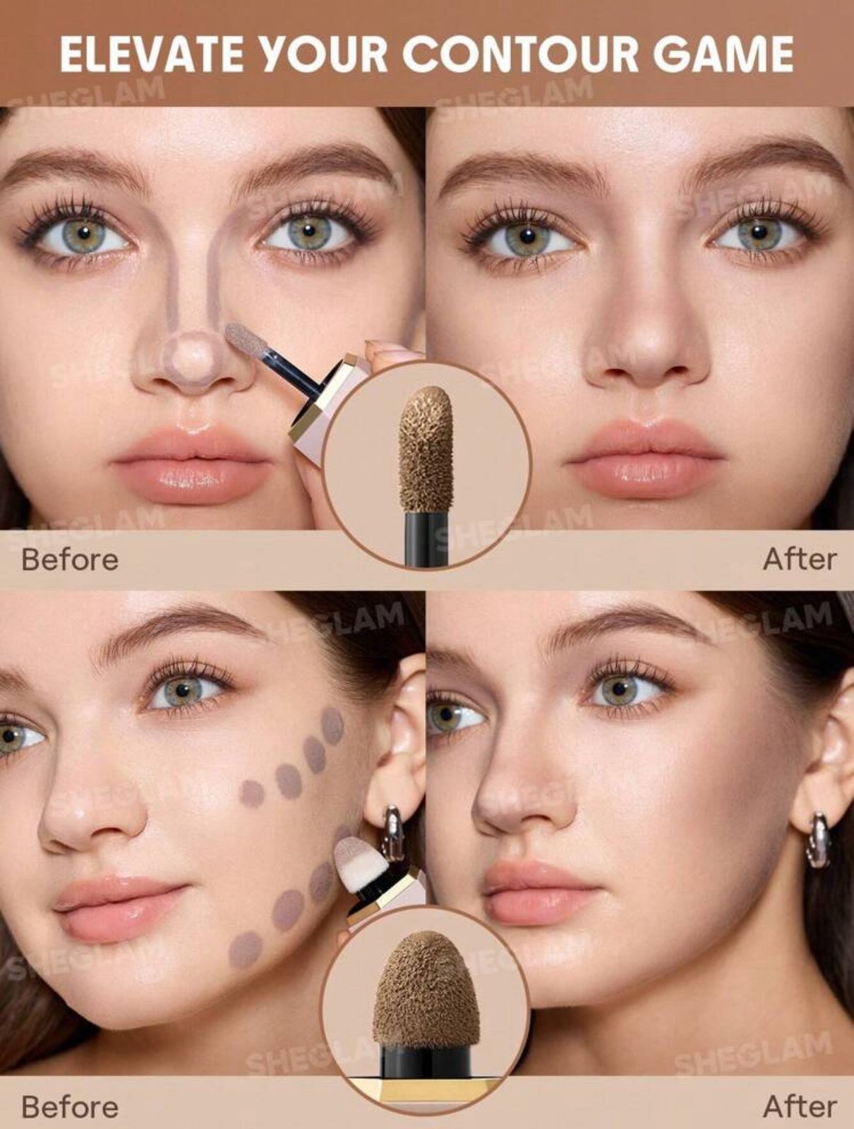 SHEGLAM Precision Sculpt Liquid Contour Duo