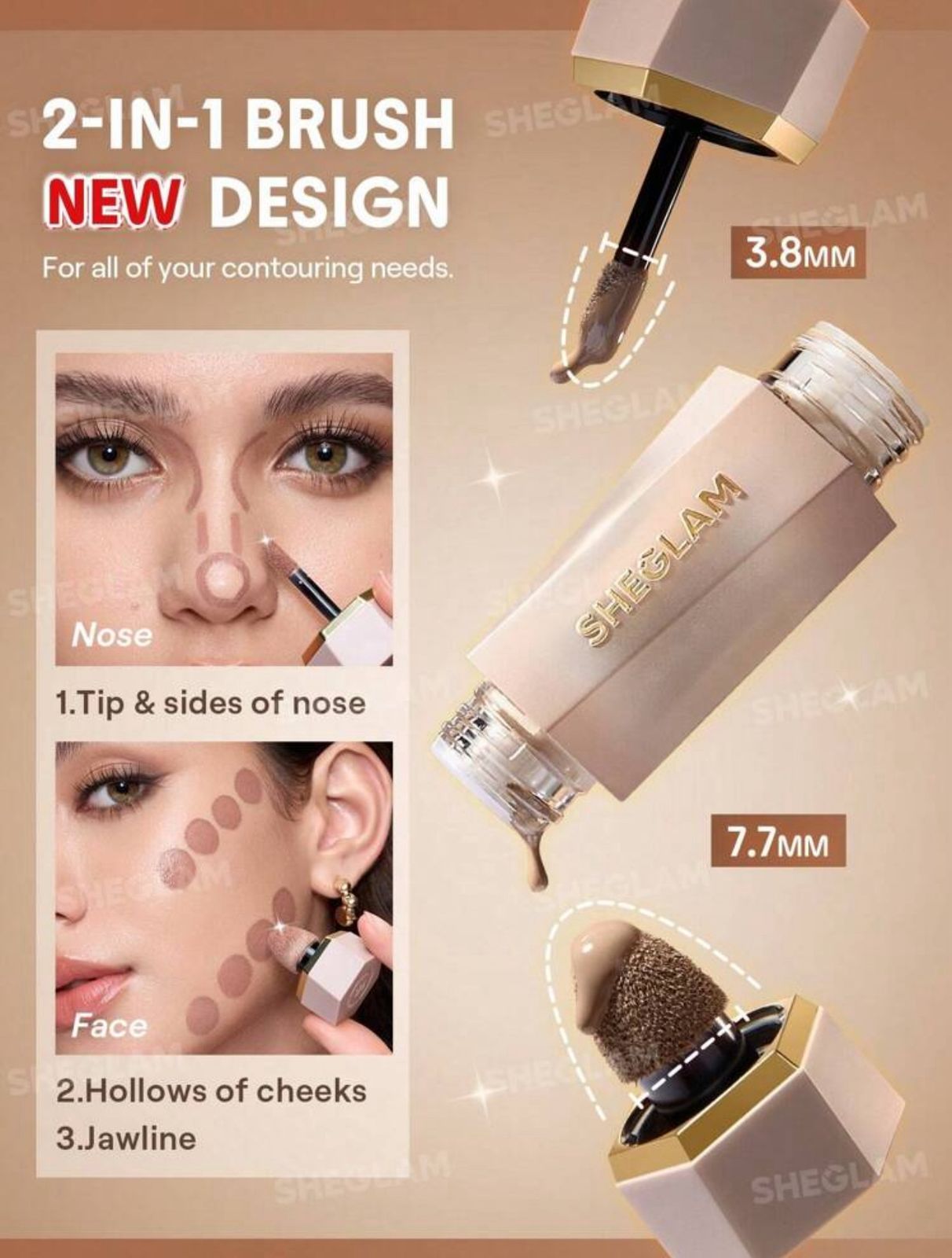 SHEGLAM Precision Sculpt Liquid Contour Duo
