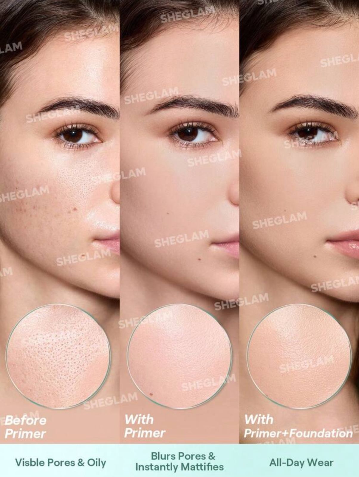SHEGLAM Pore No More Primer Poreless Oil-Control Primer Lightweight