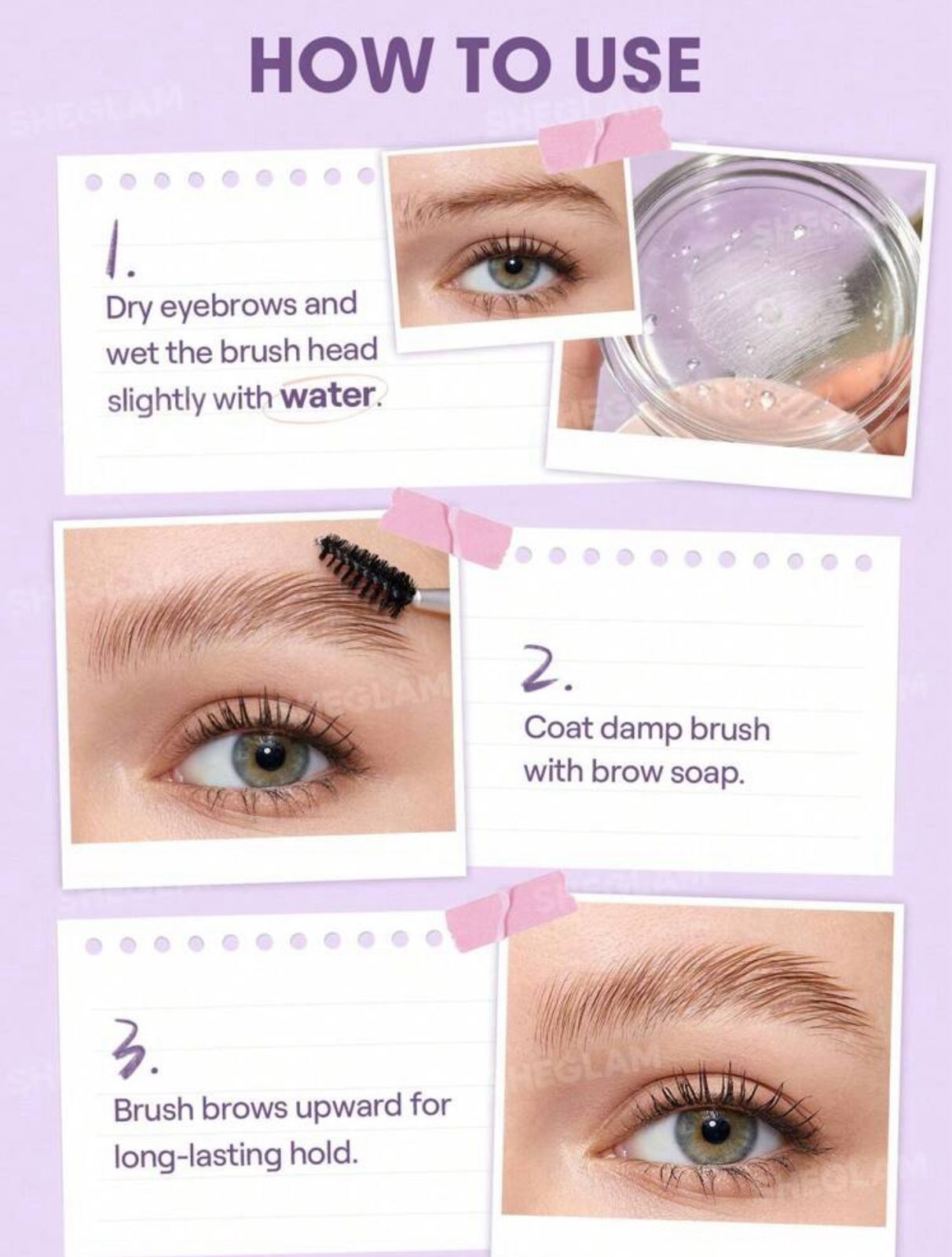 SHEGLAM Stick Em Up Lifting Brow Soap