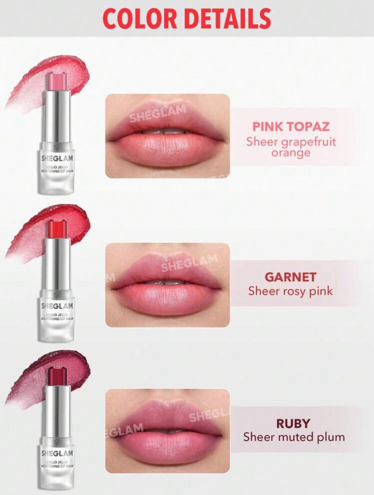 SHEGLAM Mello Jello Nourishing Lip Balm