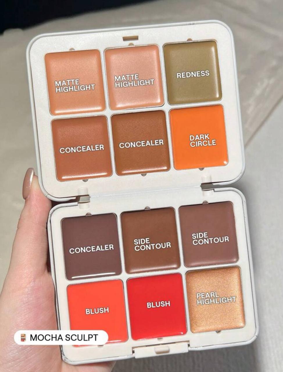 SHEGLAM All About That Face Multifunctional Face Palette-Mocha Sculpt