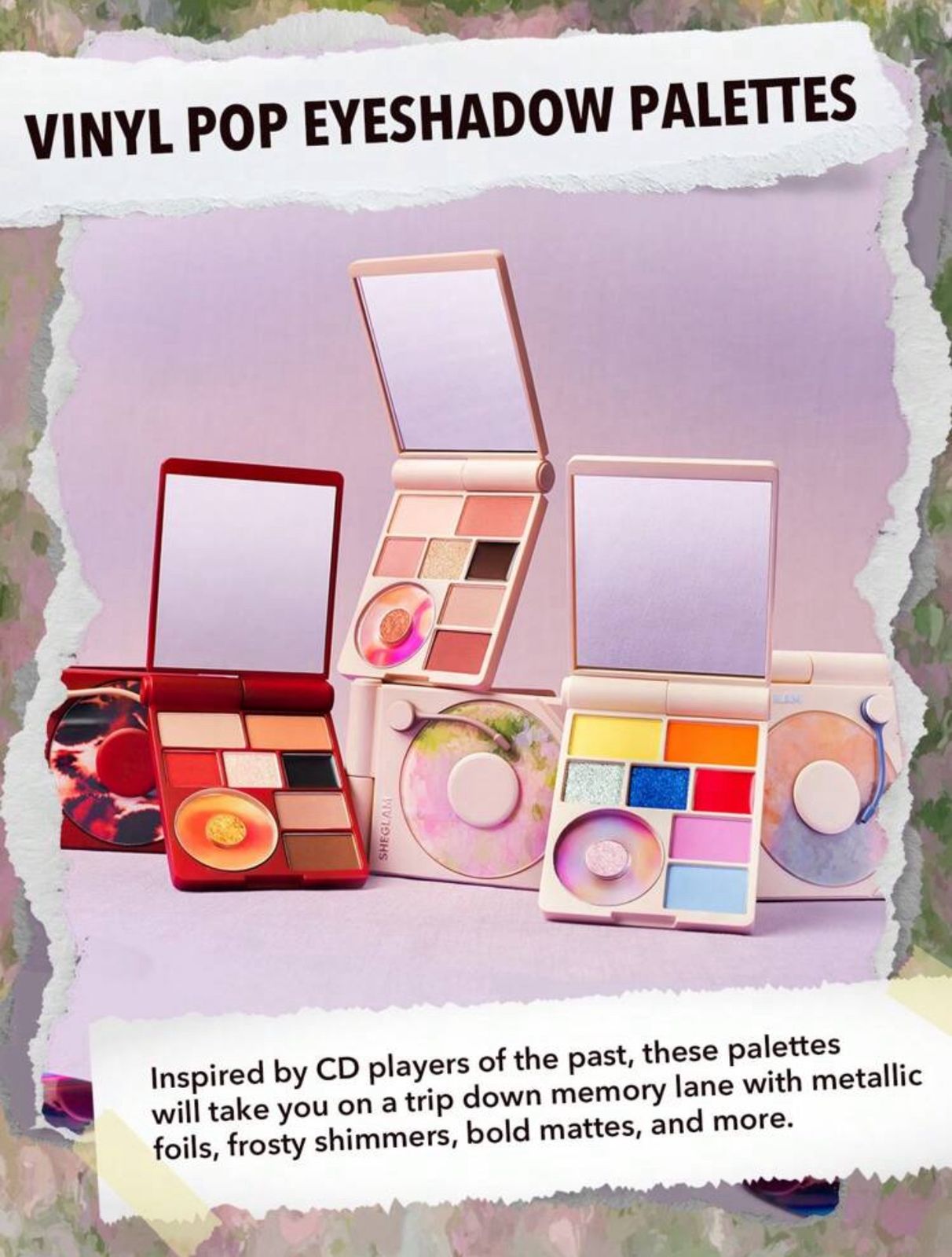 SHEGLAM Vinyl Pop Color Palette
