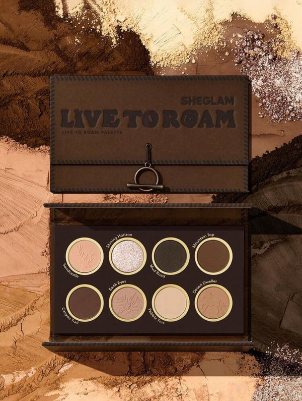 SHEGLAM Live To Roam Palette 8-Color Shimmer Matte Eyeshadow