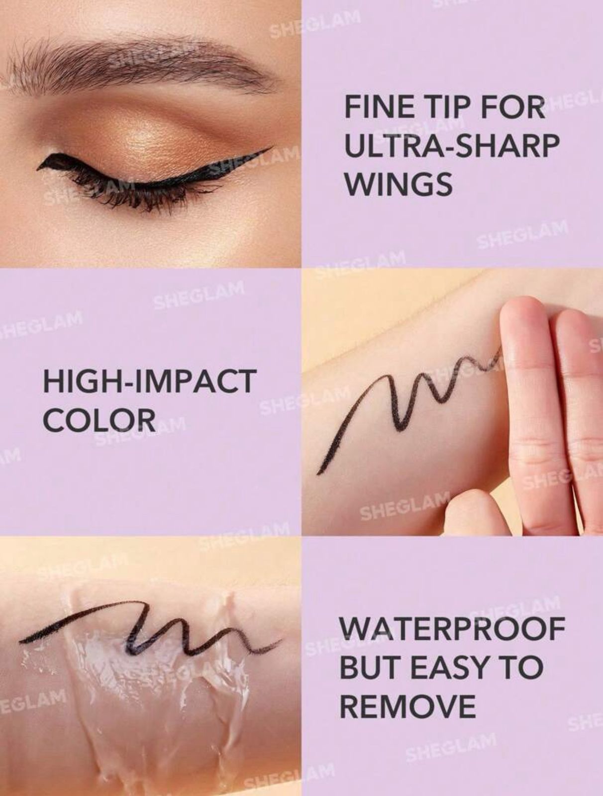 SHEGLAM Eternal Beauty Liquid Eyeliner-Black