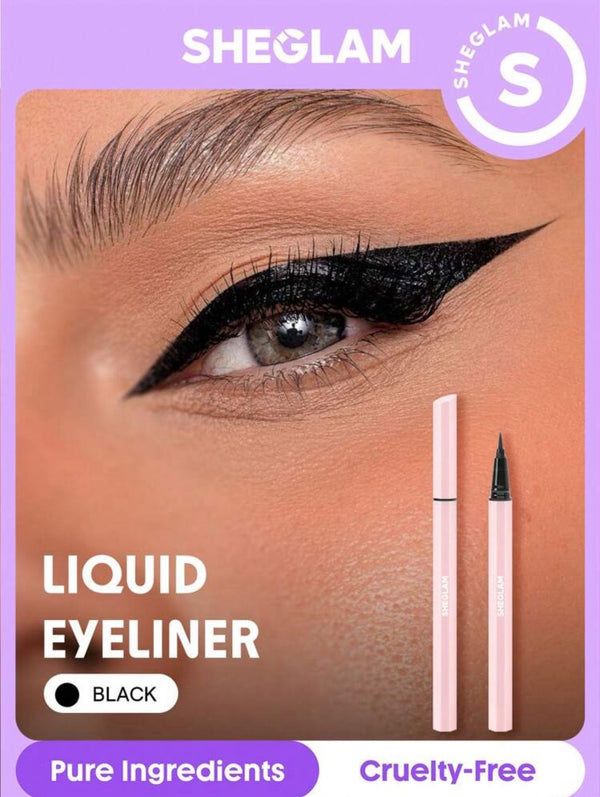 SHEGLAM Eternal Beauty Liquid Eyeliner-Black