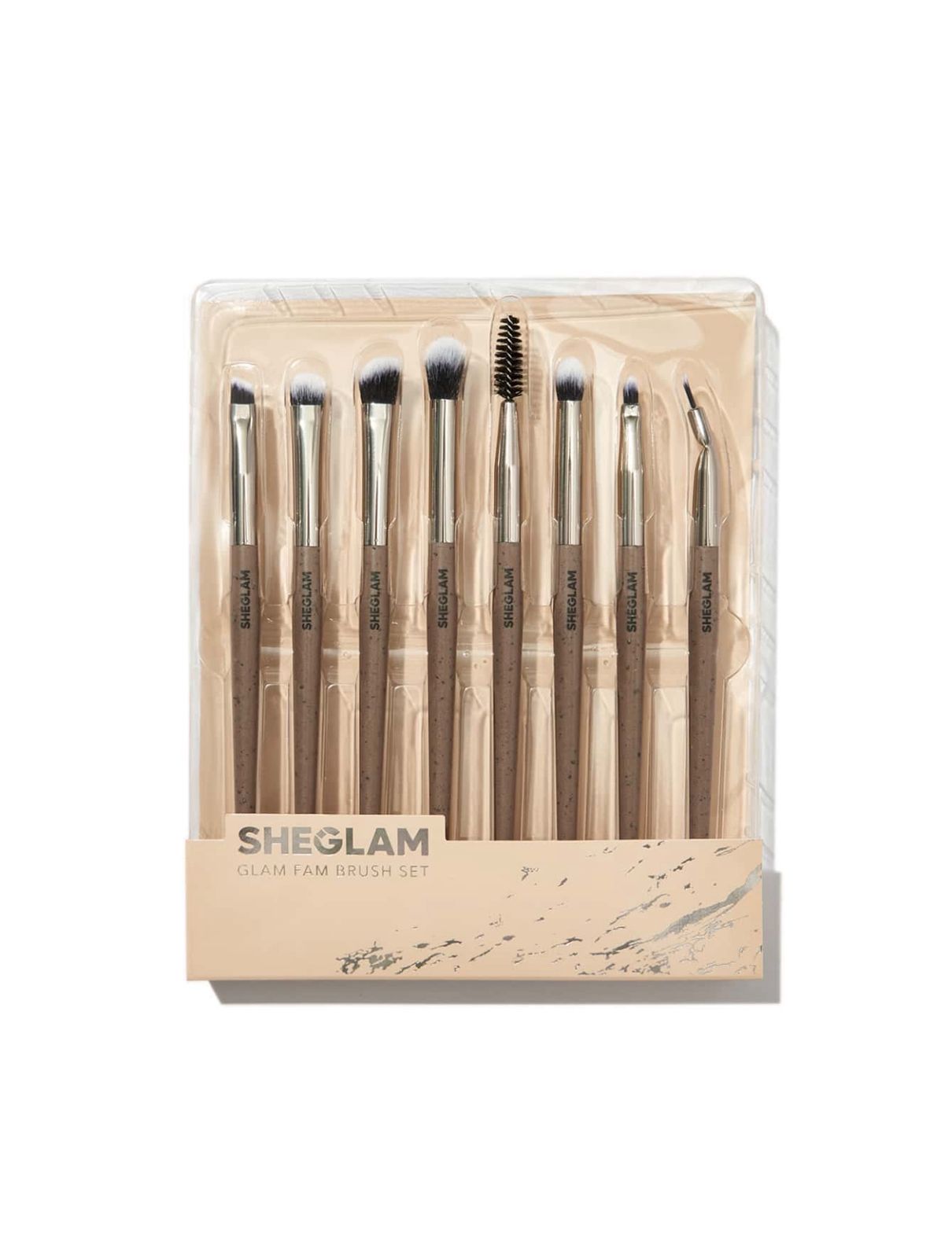 SHEGLAM Glam Fam Brush Set 8 Pcs Makeup Brush Kit Set