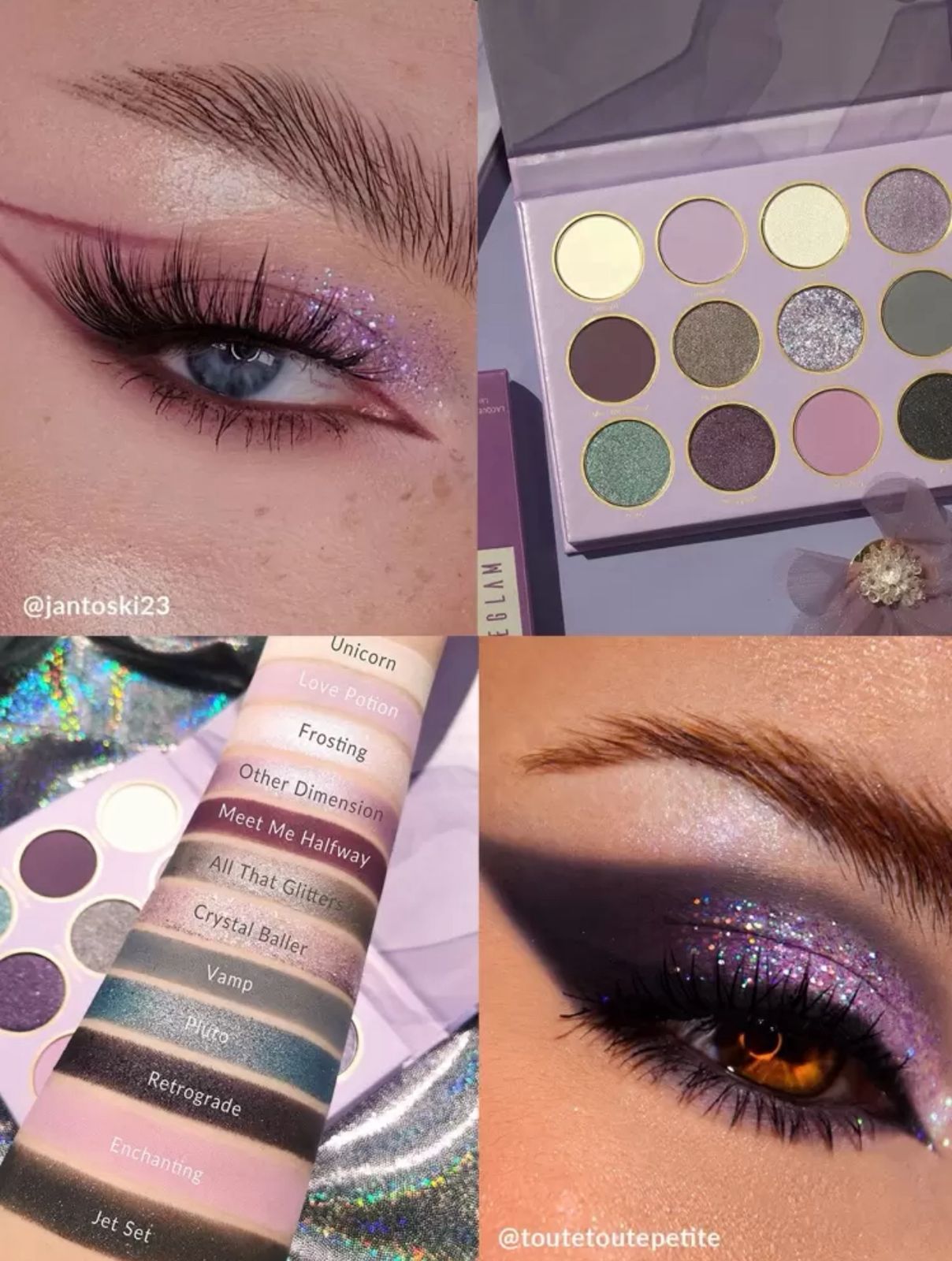 SHEGLAM Violet Vision Palette 12-Clolor Matte Shimmer Eyeshadow