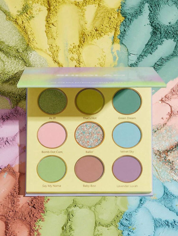 SHEGLAM Tie Dye For Palette 9-Clolor Shimmer Metallic Matte Eyeshadow Palette