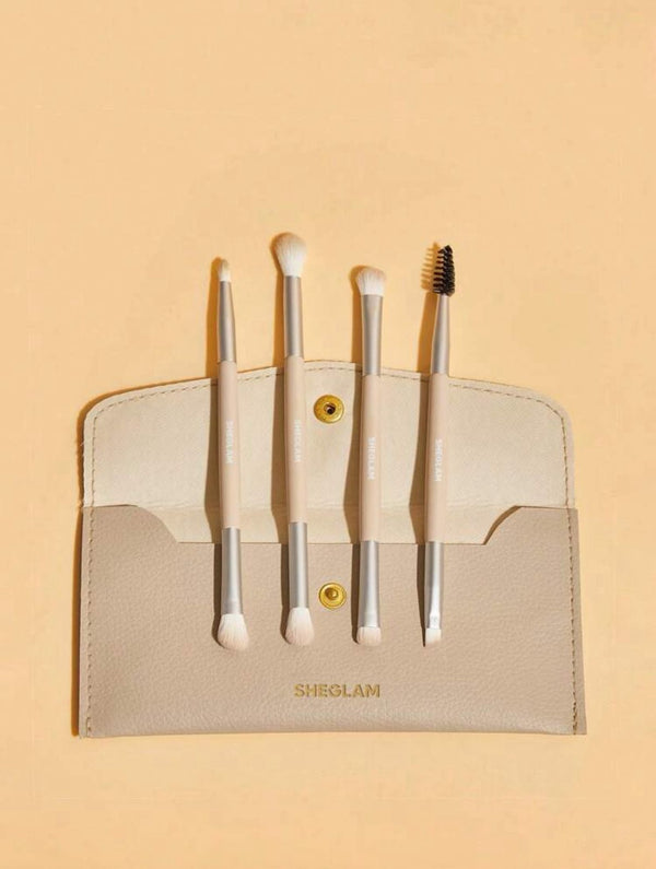 SHEGLAM Glam 101 Eye Essentials Brush Set With Bag