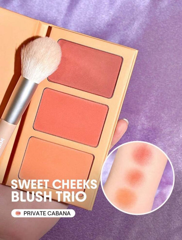 SHEGLAM Sweet Cheeks Blush Trio-Private Cabana