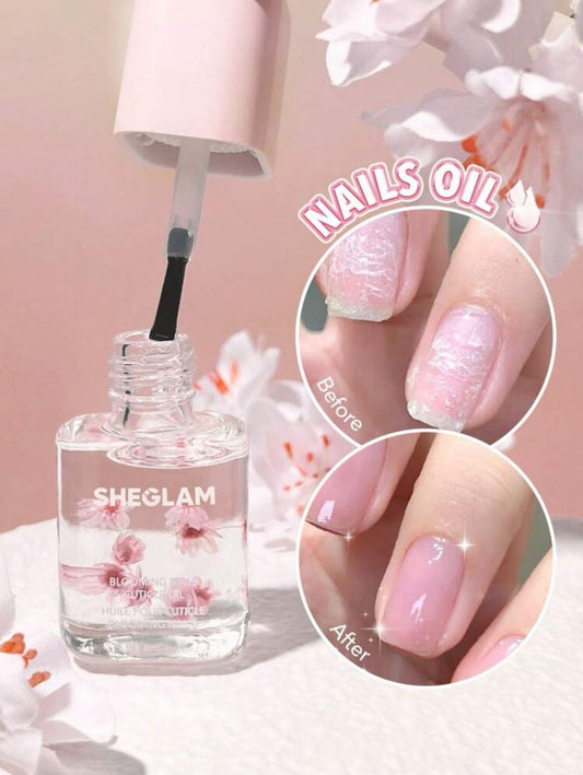 SHEGLAM Blooming Nails Cuticle Oil-Pink 8Ml