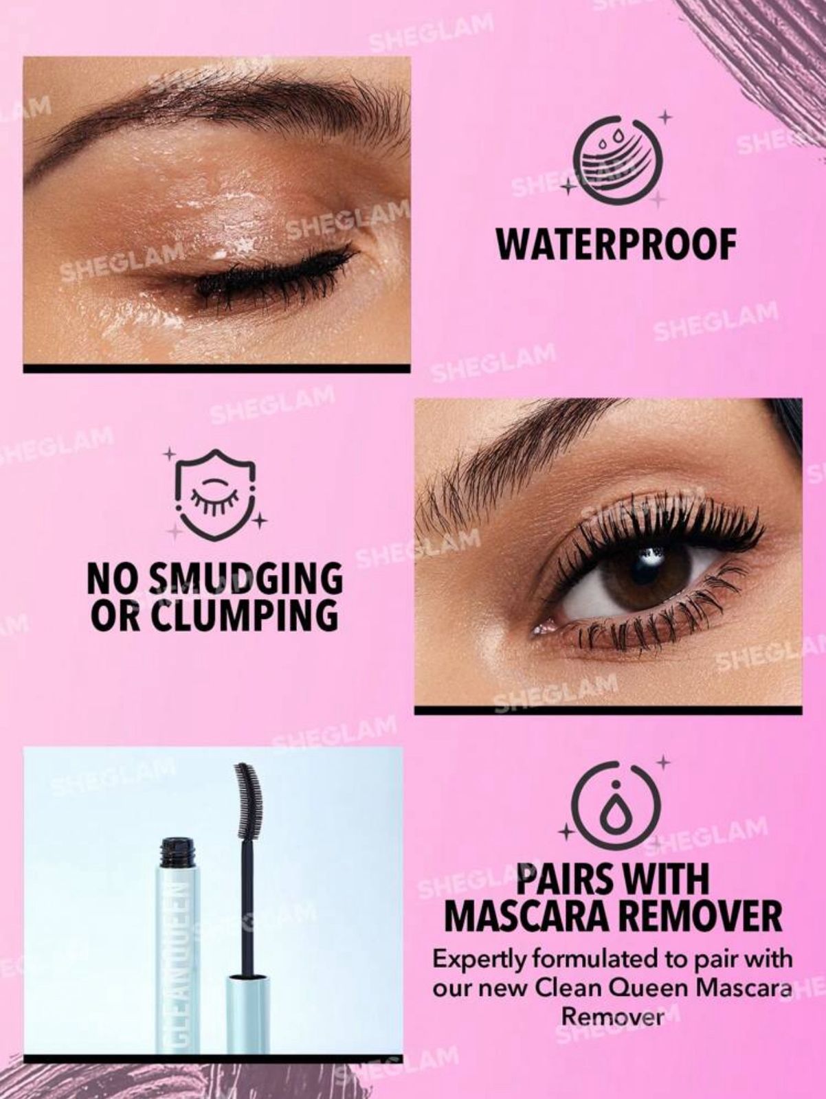SHEGLAM Max Impact Extreme Volumizing Mascara Waterproof