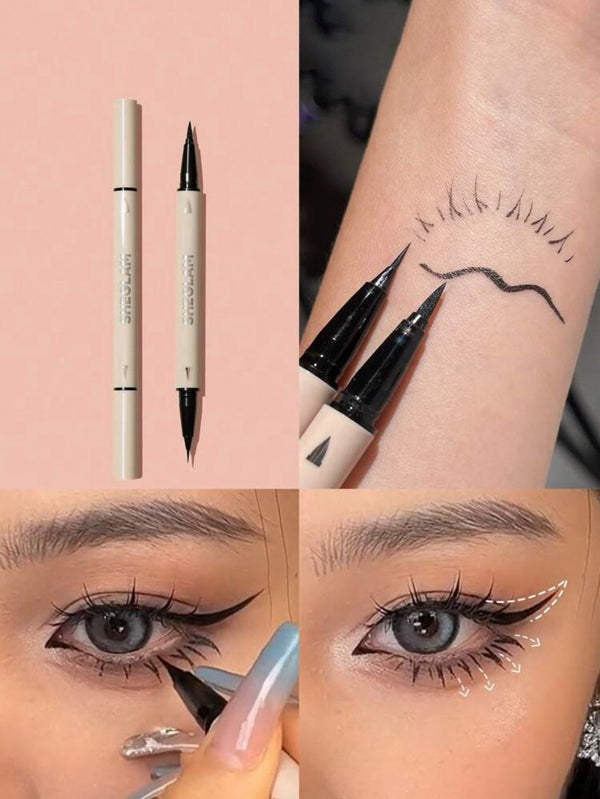SHEGLAM Multi-Tasker Line & Detail Eyeliner Pen-Black 2 In 1 Waterproof