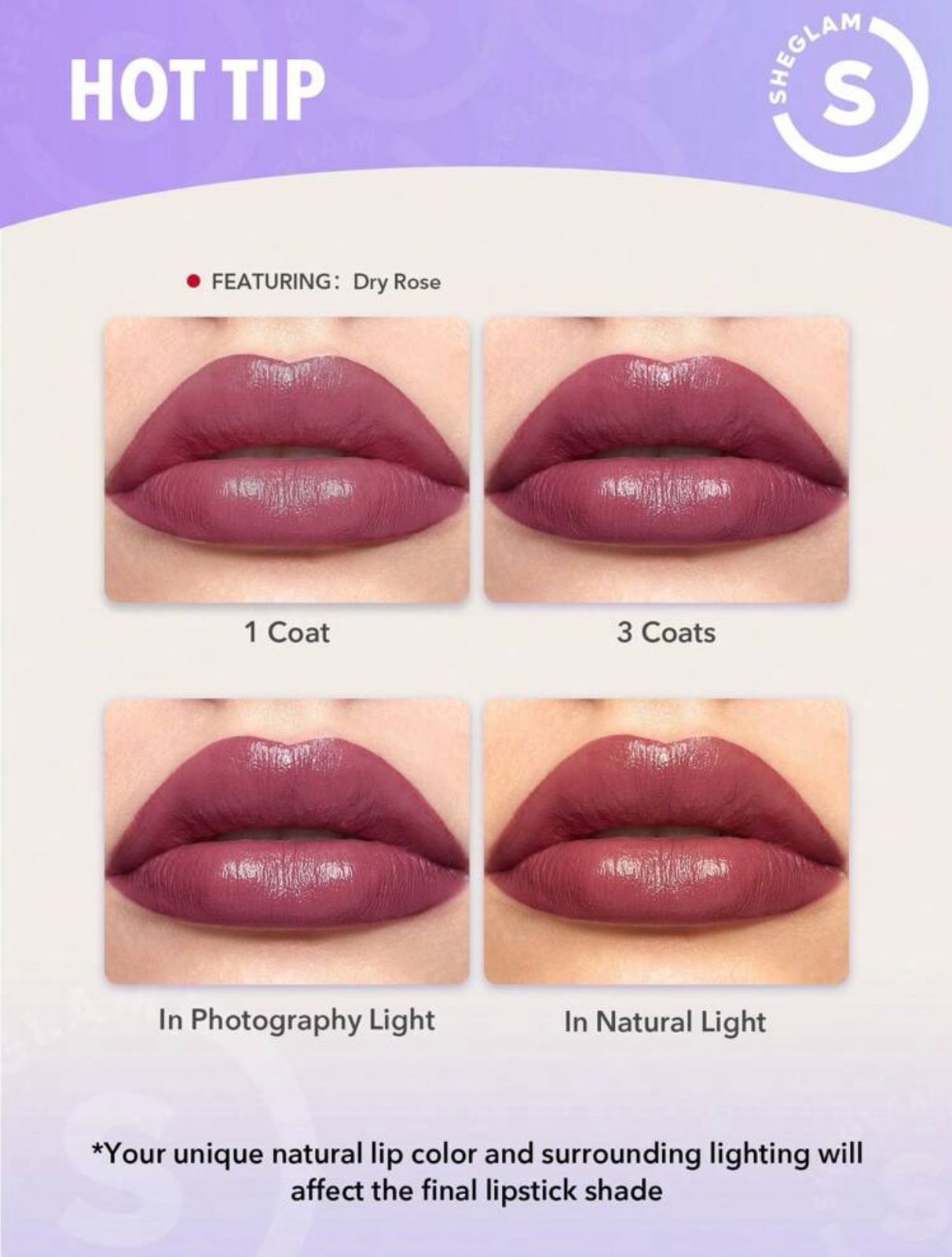 SHEGLAM Creme Allure Lipstick