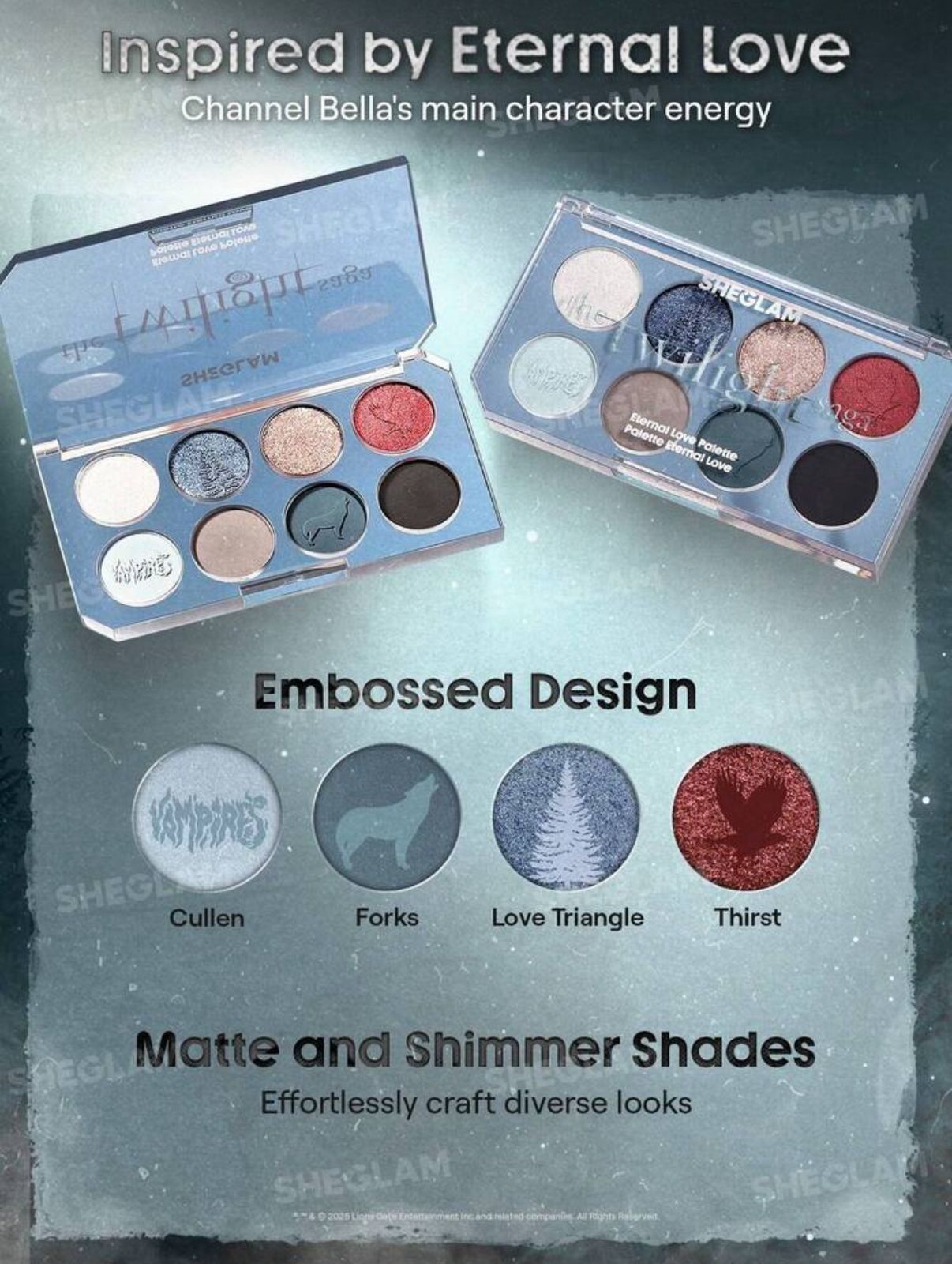 The Twilight Saga X SHEGLAM Eternal Love Palette