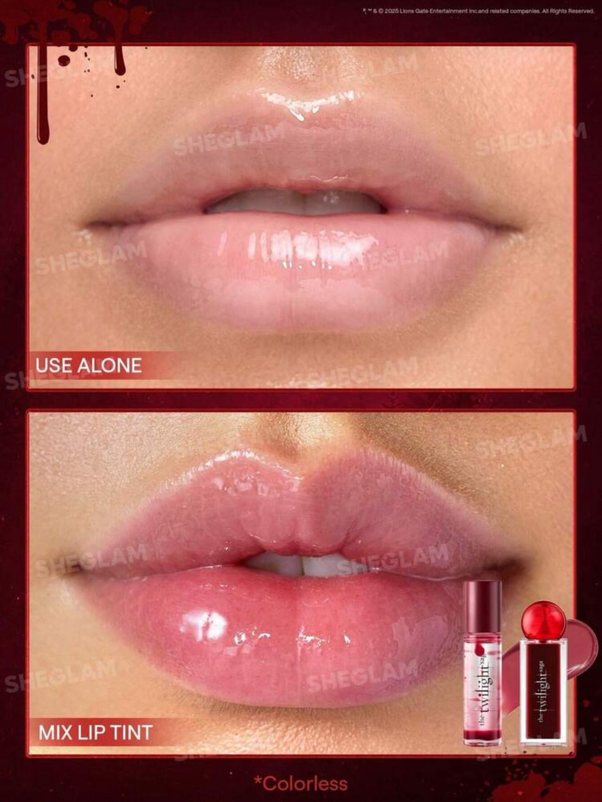 The Twilight Saga X SHEGLAM Premonition Roll On Lip Oil