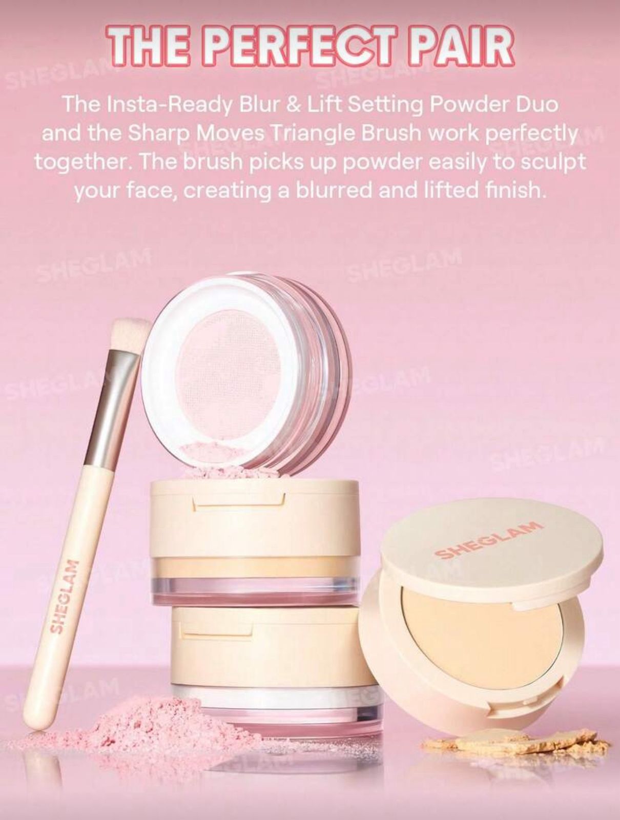 SHEGLAM Sharp Moves Triangle Brush
