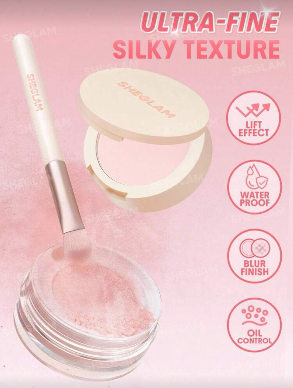 SHEGLAM Insta-Ready Ultra-Fine Blur & Lift Setting Powder Duo