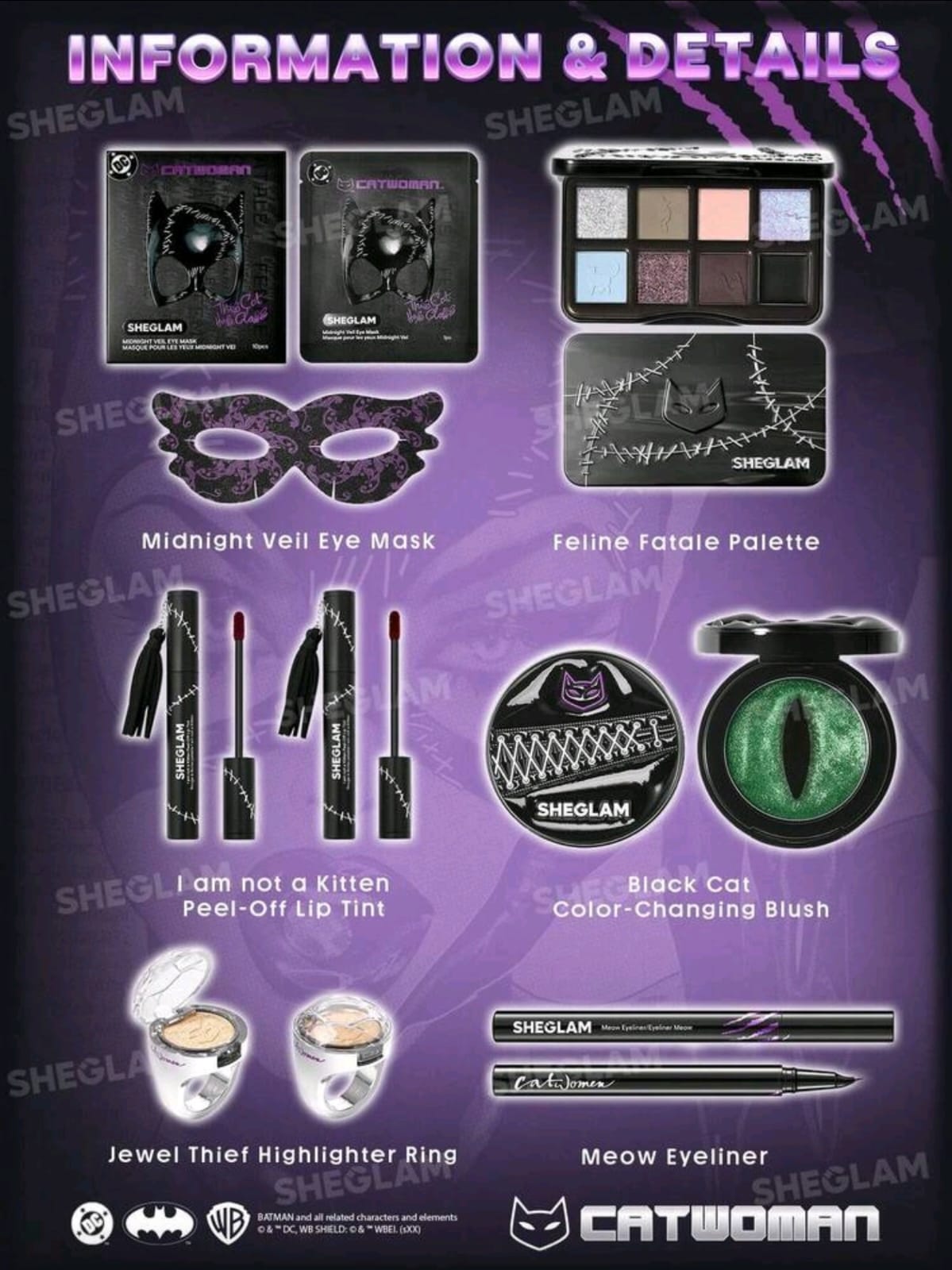 CATWOMAN™ | SHEGLAM Full Collection Set