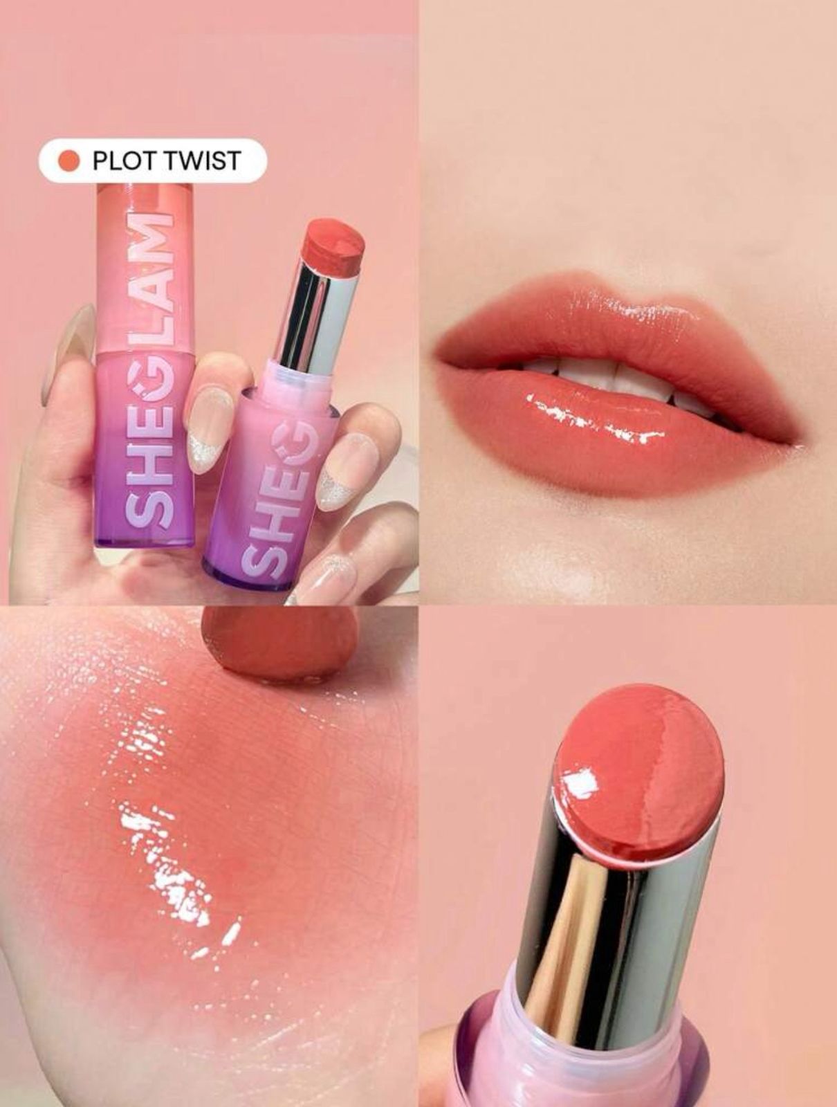 SHEGLAM Mirror Kiss High-Shine Lipstick
