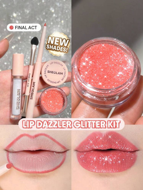 SHEGLAM Lip Dazzler Glitter Kit