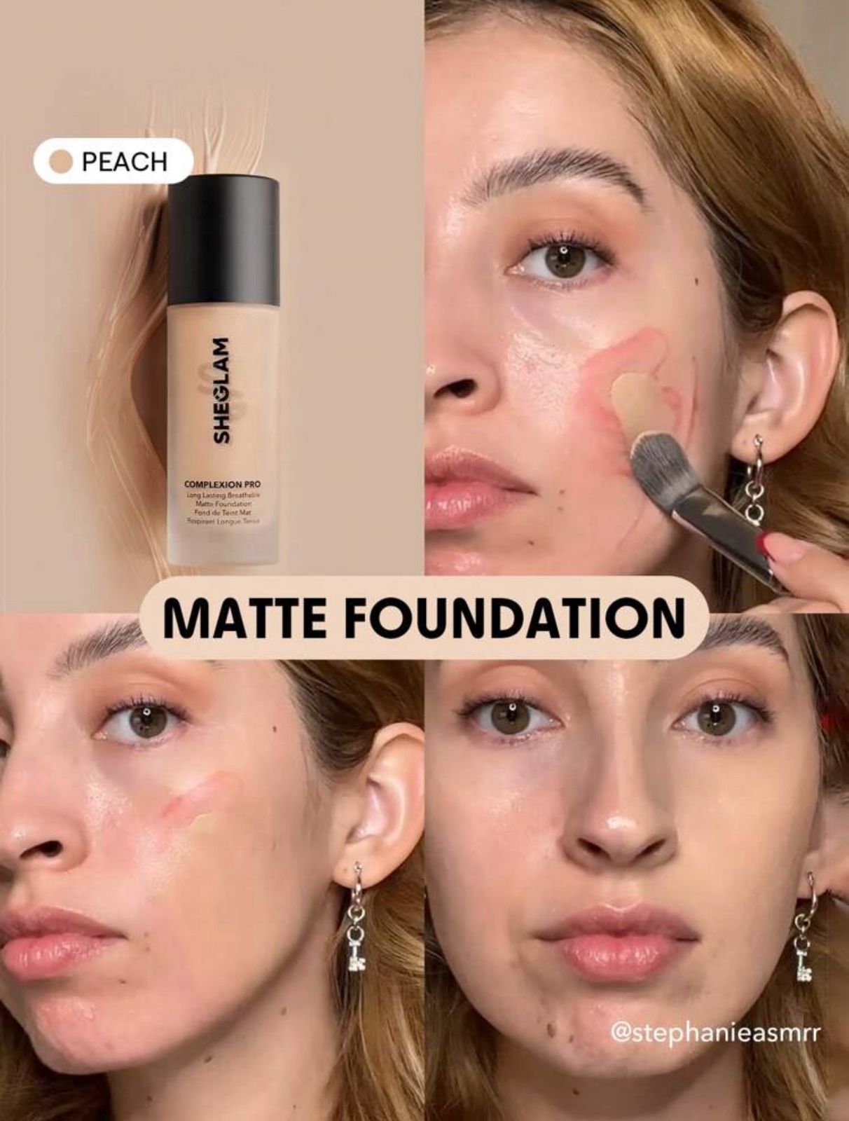 SHEGLAM Complexion Pro Long Lasting Breathable Matte Foundation