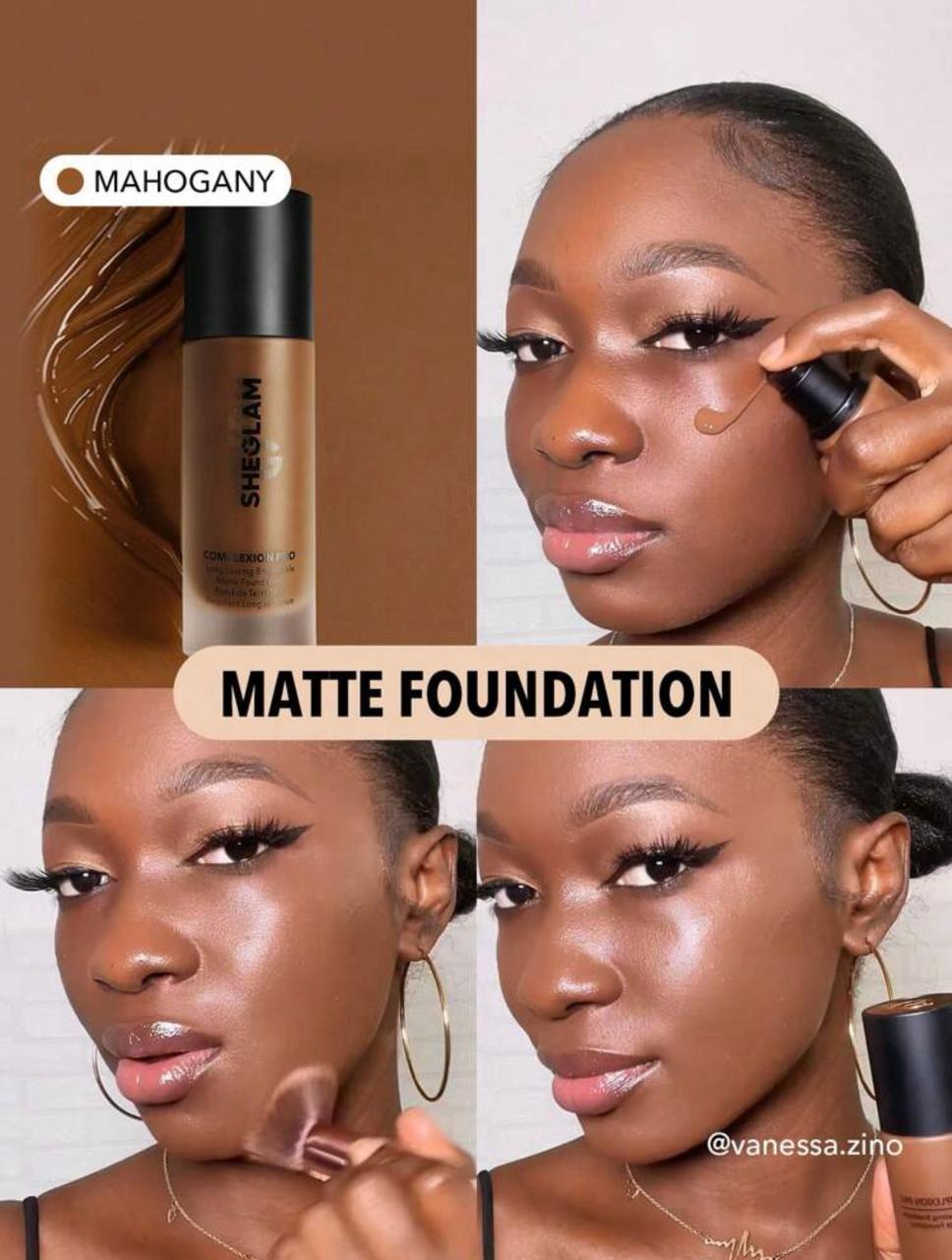 SHEGLAM Complexion Pro Long Lasting Breathable Matte Foundation