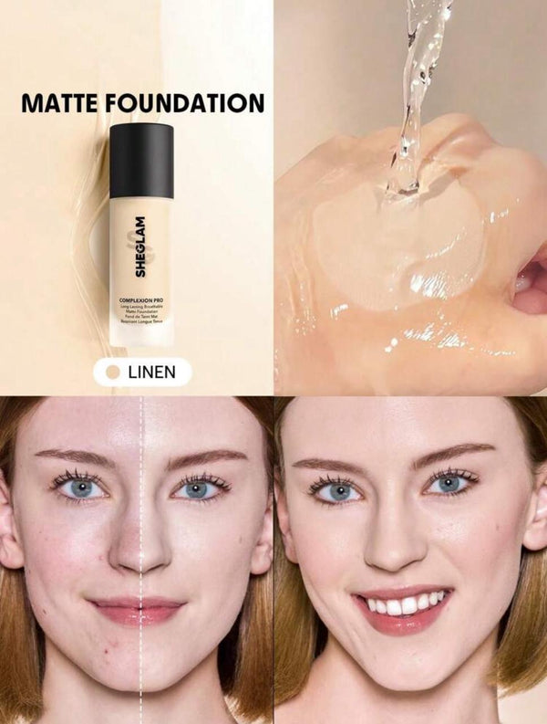 SHEGLAM Complexion Pro Long Lasting Breathable Matte Foundation