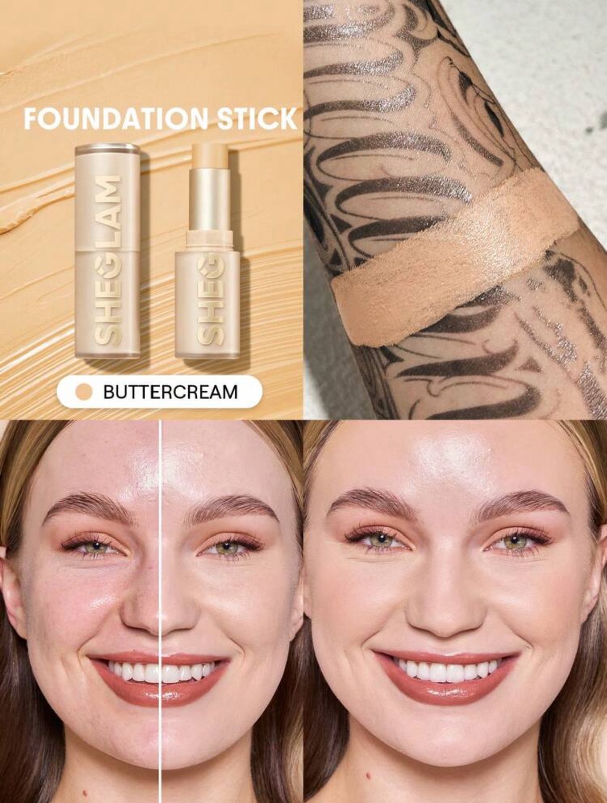 SHEGLAM Skin Magnet High Coverage Foundation Stick