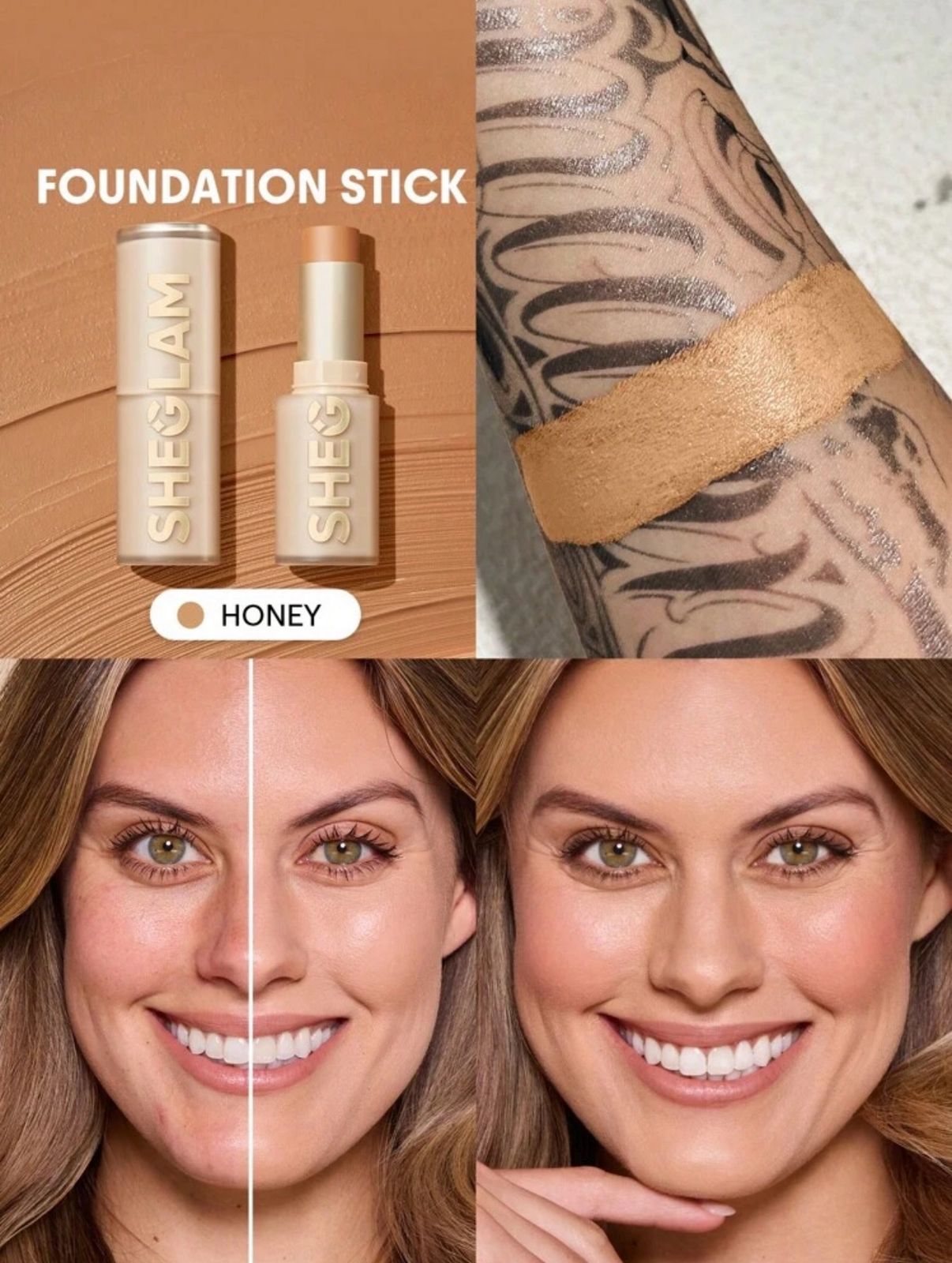 SHEGLAM Skin Magnet High Coverage Foundation Stick