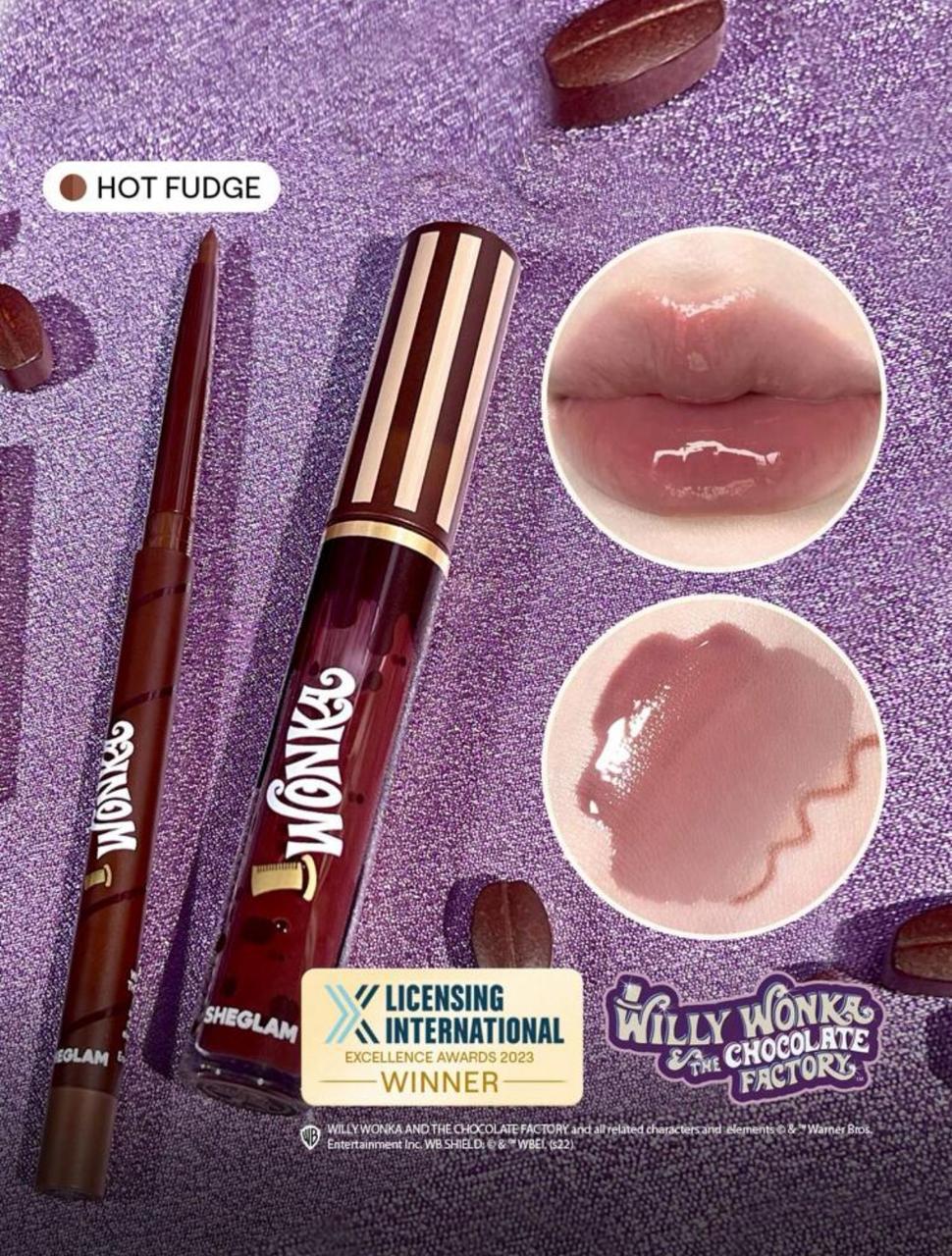 Willy wonka | SHEGLAM Cocoa Kiss Lip Duo