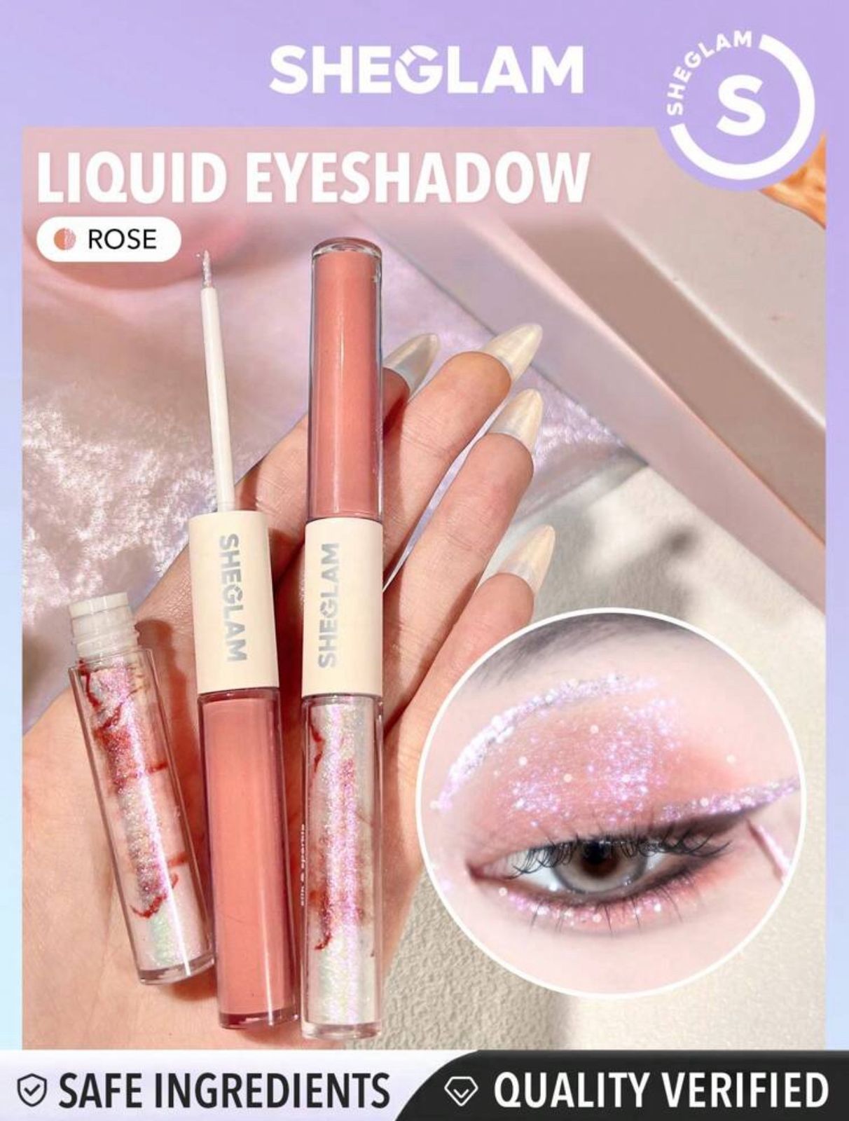 SHEGLAM Silk & Sparkle Double Ended Liquid Eyeshadow